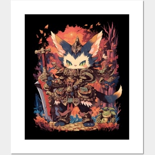 monster hunter Posters and Art